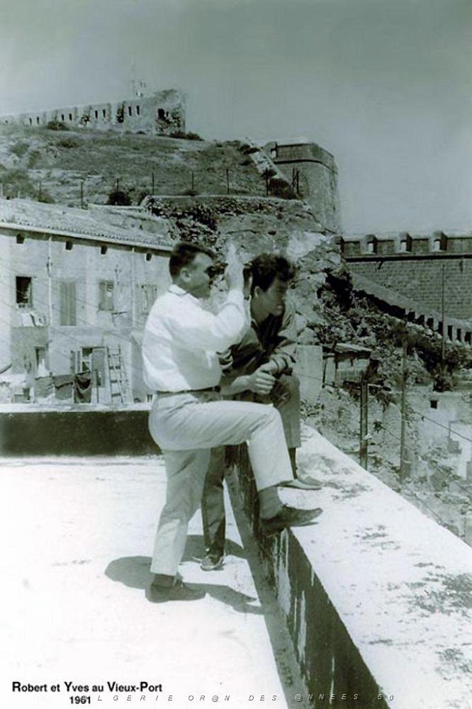 MERS EL KEBIR F VIEUX PORT ROBERT ET YVES 1961.JPG